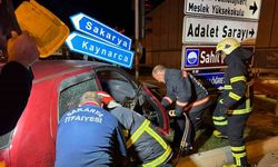 Sakarya’da iki otomobil çarpıştı: 5 yaralı