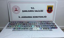 Şanlıurfa’da durdurulan araçta 84 paket kaçak sigara ele geçirildi