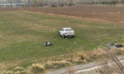 Şarampole giren otomobil sürücüsü yaralandı