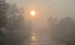 Şehir sise uyandı