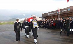 Şehit Nuri Özcan’ın naaşı Zonguldak Havalimanı’nda karşılandı