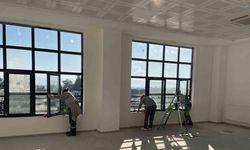 Söke’de yeni kaymakamlık binasında hazırlıklar sürüyor