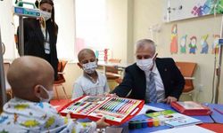 Tahmazoğlu’ndan lösemili çocuklara moral