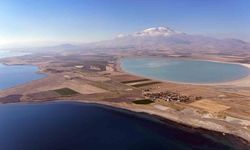 Van Gölü, Arin Gölü ve Süphan Dağı aynı kadrajda görüntülendi