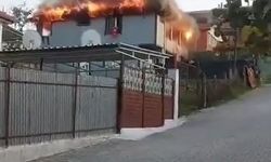 Yalova’da 2 katlı evde yangın
