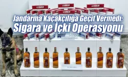 Rize’de Yol Kontrolünde Kaçak Sigara ve İçki Ele Geçirildi