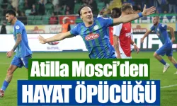 Rize'de Atilla Mosci'den hayat öpücüğü