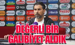 İlhan Palut: "Duran toptan da olsa bir golle değerli galibiyet aldık"