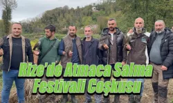 Rize’de Atmaca Salma Festivali Coşkusu