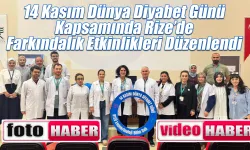Dünya Diyabet Günü Kapsamında Rize’de Etkinlikleri Düzenlendi