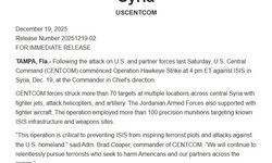 ABD ordusundan operasyon açıklaması: "70’ten fazla DEAŞ hedefi vuruldu"