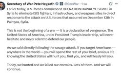 ABD’den Suriye’deki DEAŞ unsurlarına operasyon açıklaması