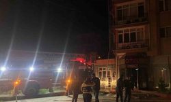 Alaşehir’de 5 katlı otelde korkutan yangın