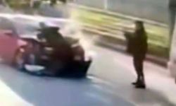Araçla çarparak yaraladığı polis memurunun fotoğrafını çekip kayıplara karıştı