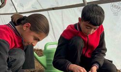 Arıcak’ta minik eller toprakla buluştu