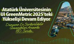 Atatürk Üniversitesinin UI GreenMetric 2025’teki yükselişi devam ediyor