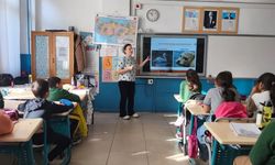 Aydın'da öğrenciler yaban hayatı ve doğayı yakından tanıyor