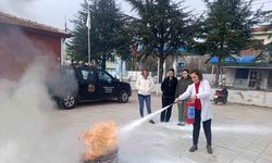 Babaeski’de aile sağlık merkezlerinde yangın eğitimi verildi