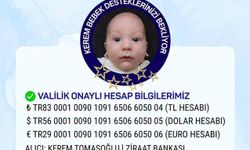 Başkanı Tatık makamında SMA hastası Kerem bebeği ağırladı