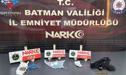 Batman'da narkotik operasyonu: Uyuşturucu madde ve ruhsatsız silah ele geçirildi