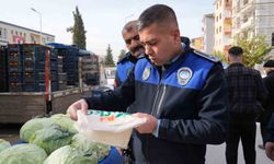 Battalgazi’de zabıta ekiplerinden yol güvenliği ve pazar denetimi