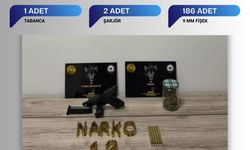 Bingöl'de tabanca ele geçirildi