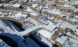 Bitlis'te karla gelen güzellik