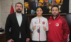 Boksta Avrupa 2.'si olan Asmin Çabas'a, Cizre'de coşkulu karşılama