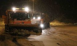 Bolu Dağı'nda kar yağışı devam ediyor