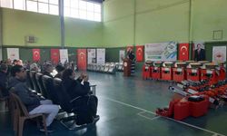 Bozkır’da çiftçilere makine ve ekipman desteği