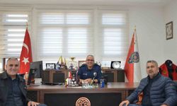 Bulanıklı gazetecilerden Emniyet Müdürü Arlı’ya ziyaret