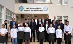 BUÜ yönetiminden Keles ve Harmancık ziyareti