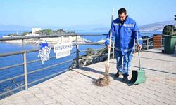 Büyükşehir’den Kuşadası’nda çevre temizliği