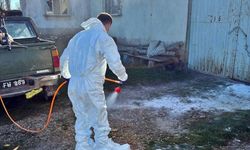 Çavdarhisar'da hayvan işletmelerinde salgın hastalıklara karşı dezenfeksiyon