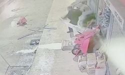 Çorum’da akılalmaz olay: Eline ne geçtiyse yola fırlattı