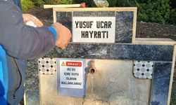 Datça'daki beş çeşmeye 'Su içilemez' uyarısı