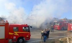 Denizli’de iş yerinde çıkan yangın korkuya neden oldu