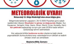 Diyarbakır Valiliğinden kar uyarısı