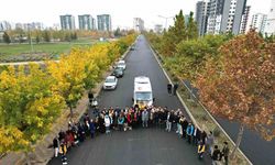 Diyarbakır’da trafikte fermuar sistemi uygulamalı anlatıldı