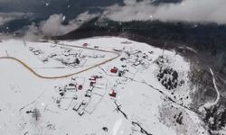 Düzce’nin yüksek kesimleri karla kaplandı