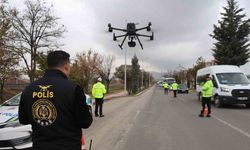 Elazığ’da kurallara uymayan sürücüler, dronla tespit edildi