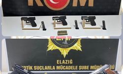 Elazığ’da uyuşturucu ve silah operasyonu: 1 tutuklama