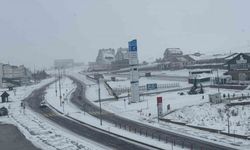 Erciyes’te kar yağışı