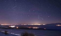 Geminid meteorları Bitlis’te kartpostallık manzaralar oluşturdu