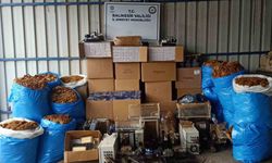 Gönen’de kaçak tütün operasyonu: 13 gözaltı