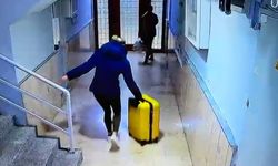 Güllü’nün kızının arkadaşı ile birlikte bavullarla binadan çıktığı anlara ilişkin görüntü ortaya çıktı