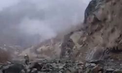 Hakkari’de heyelan