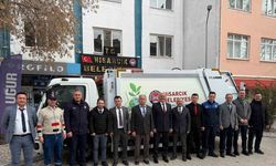 Hisarcık Belediyesi’ne yeni çöp toplama aracı