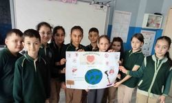 İlkokul öğrencilerinden sağlıklı yaşam mesajı