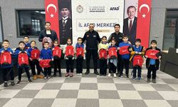 İlkokul öğrencilerine afet eğitimi verildi